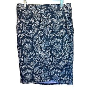 Ripskirt Hawaii Rustica Denim pattern Skirt, size Large. #3